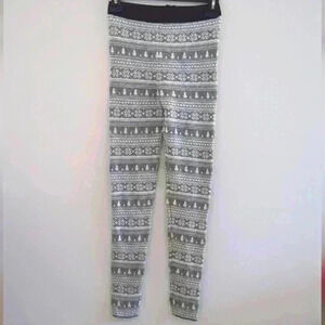 JESSICA SIMPSON | Women's Thick Stretchy  Winter Themed Leggings Size XS